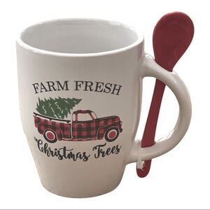 Farm Fresh Christmas Mug & Spoon